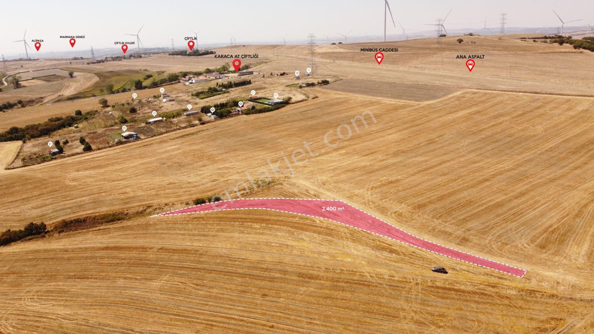 Kurfallı' Da 2.400 M² Elektrik Ve Su Hattına Yakın Tek Tapu - Görsel 6