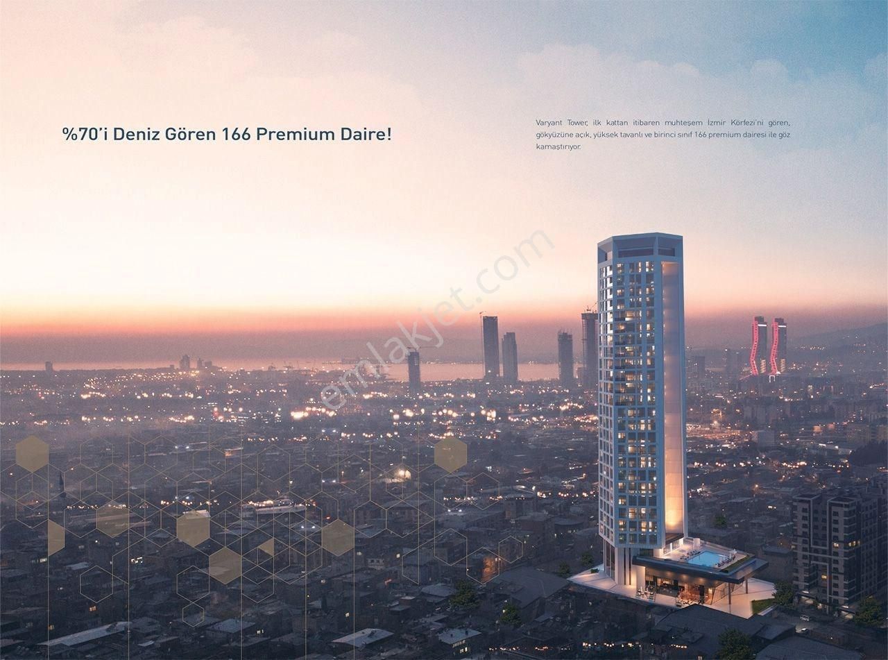 İzmir Bornova Deniz Manzaralı Havuzlu Eşyalı Lüks Satılık Rezidans Daire - Görsel 26