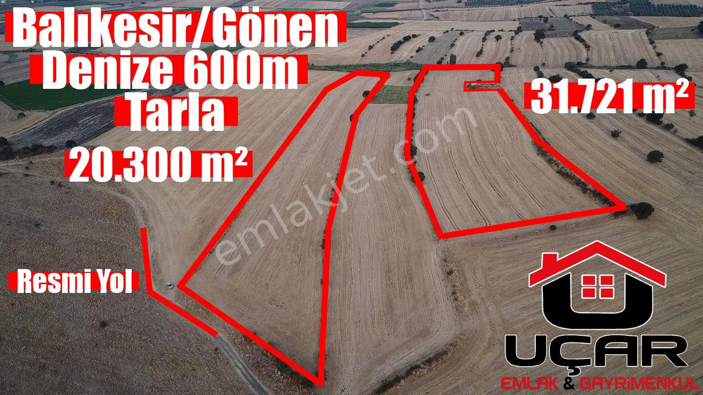 Gönen Kınalar Satılık Tarla Uçar Emlak'tan Balıkesir/gönen'de Deniz Manzaralı Ve Yakın Toplamda 52.021 M² 2 Ayrı Tarla