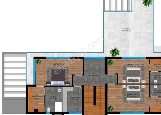 Girne Çatalköy'de 1 Ay Sonra Teslin 699000 Pound 'dan Başlayan Satılık 3+1 Ve 4+1 Villalar - Görsel 11