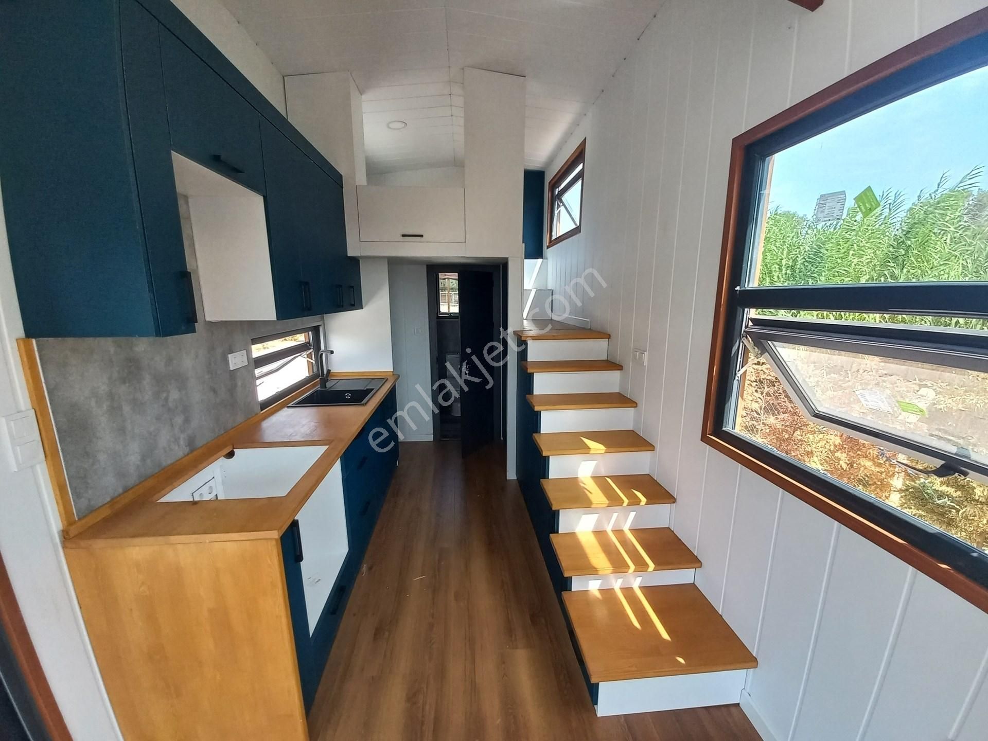 Bademler'de Mobilloop Terra 8.0 Tiny House + Tahsis Alanı - Görsel 22