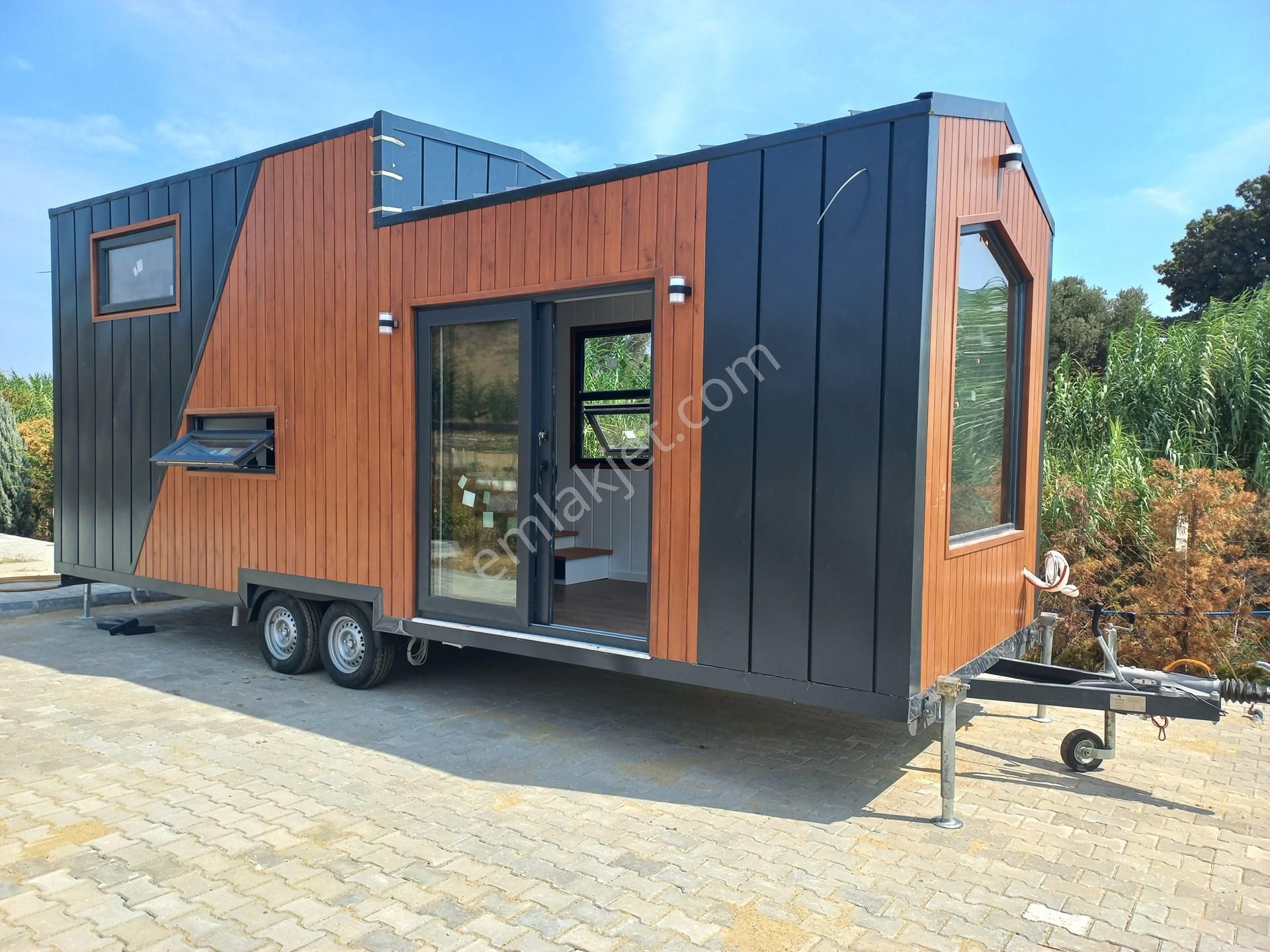 Bademler'de Mobilloop Terra 8.0 Tiny House + Tahsis Alanı - Görsel 35