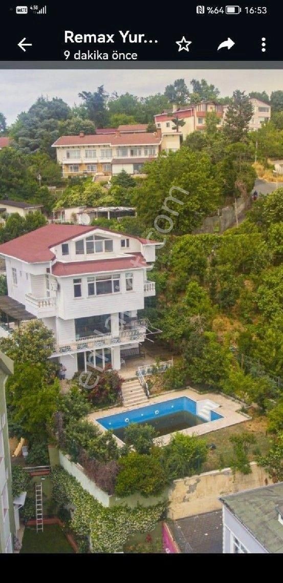 Sarıyer Bahçeköy Yeni Satılık Villa müstakil havuzlu doğa manzaralı satilii villa