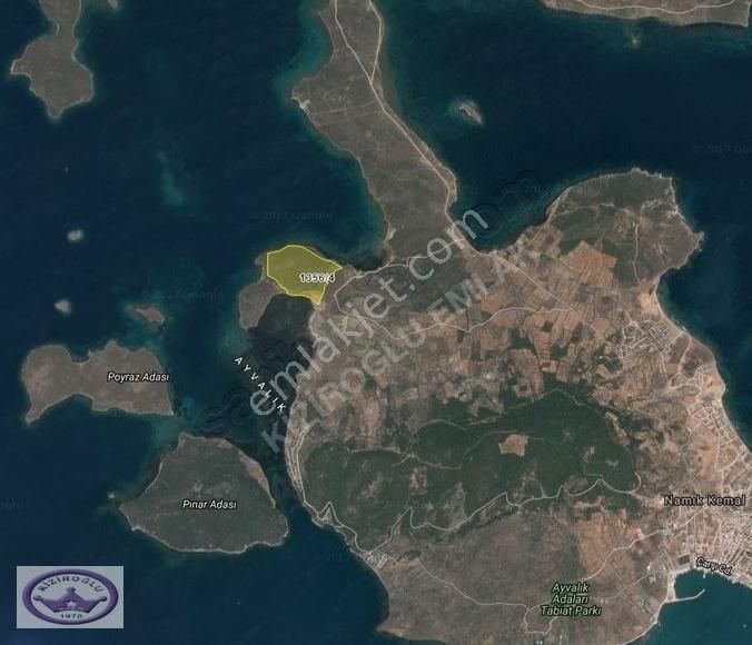 Cunda Satılık Arsa Yatırımcıya Denize Sıfır Parselde 1803m2 - Görsel 15