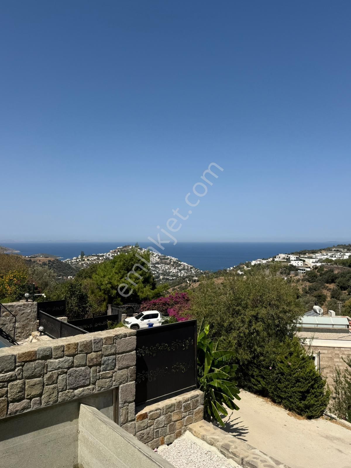 Bodrum Yalıkavak'ta Satılık Deniz Manzaralı 4+2 Müstakil Taş Villa - Görsel 2