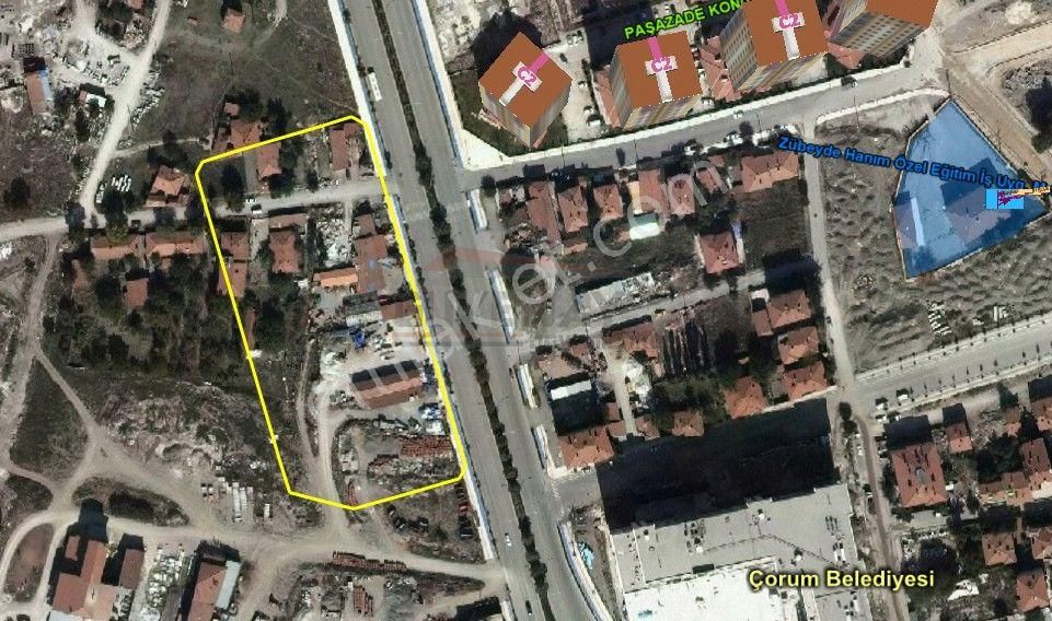 Çorum Merkez Kunduzhan Satılık Konut İmarlı  Güvenay - Çorum Devane Toki Karşısı 1,218 M² Satılık Hisse