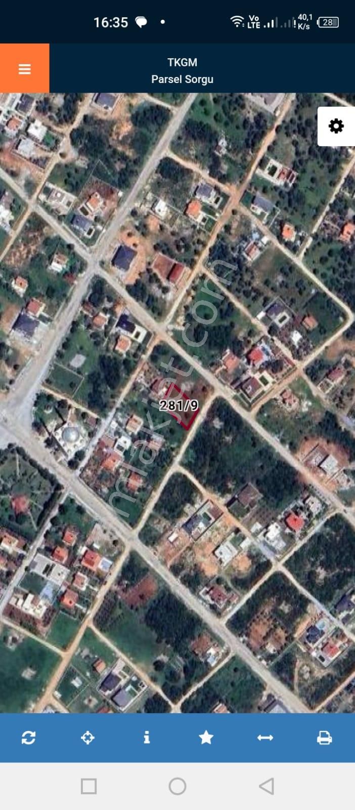 Didim Akbük Satılık Villa İmarlı  Aydın Didim Yeşiltepe'de satılık 725 m2 müstakil villa arsası