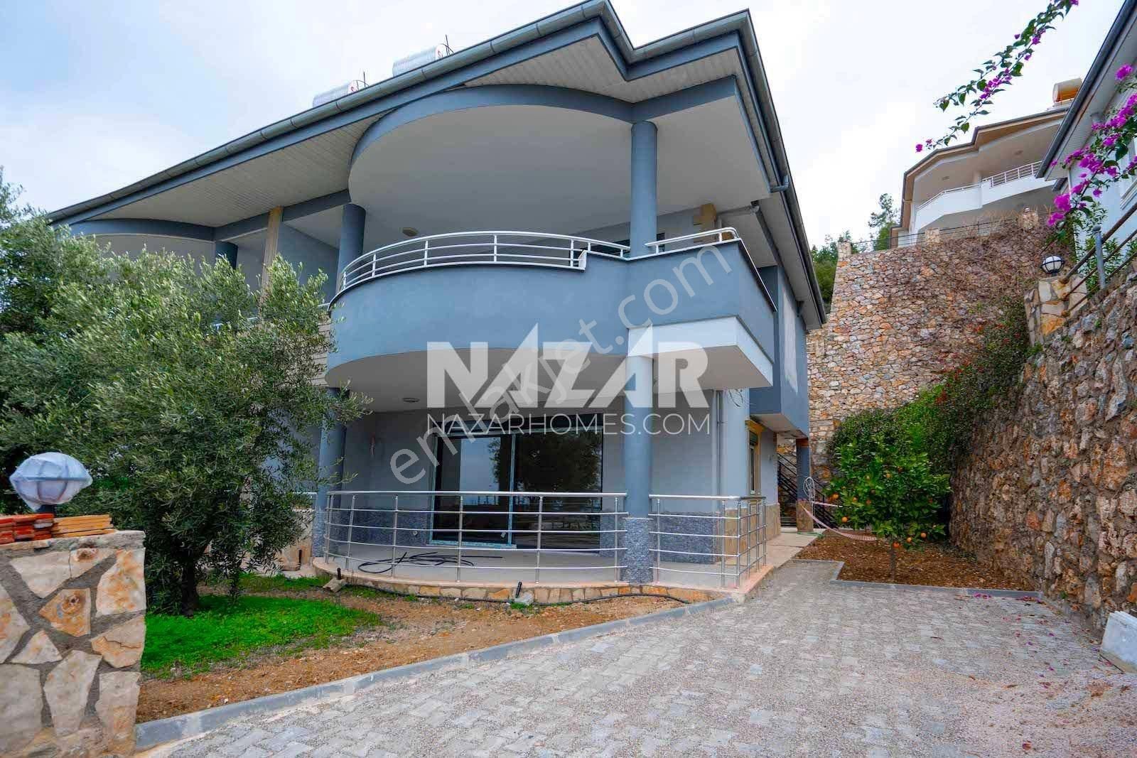 Alanya'da Satılık Deniz Ve Doğa Manzaralı İkiz Villa - Görsel 14