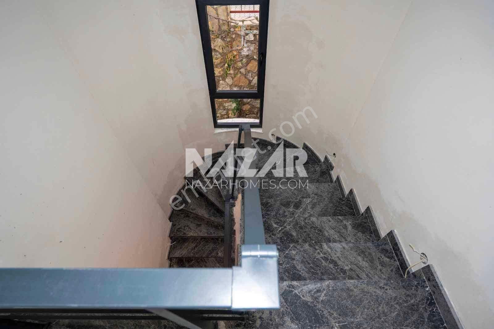 Alanya'da Satılık Deniz Ve Doğa Manzaralı İkiz Villa - Görsel 27