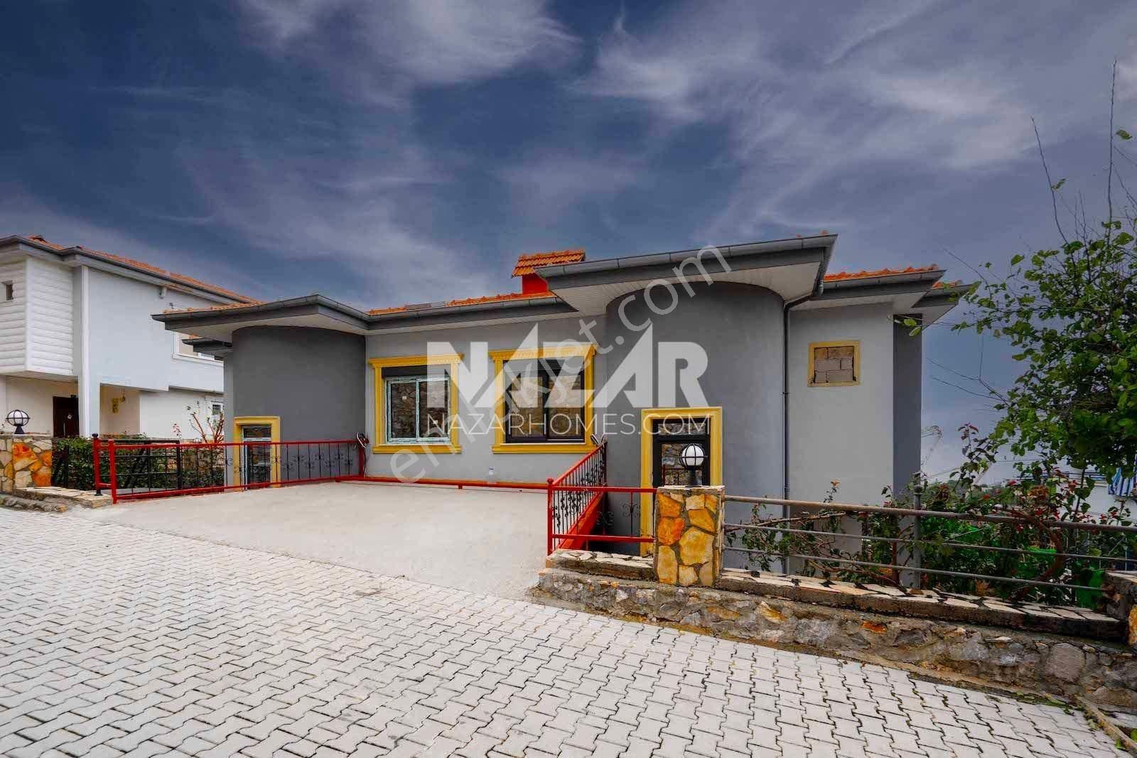 Alanya'da Satılık Deniz Ve Doğa Manzaralı İkiz Villa - Görsel 12