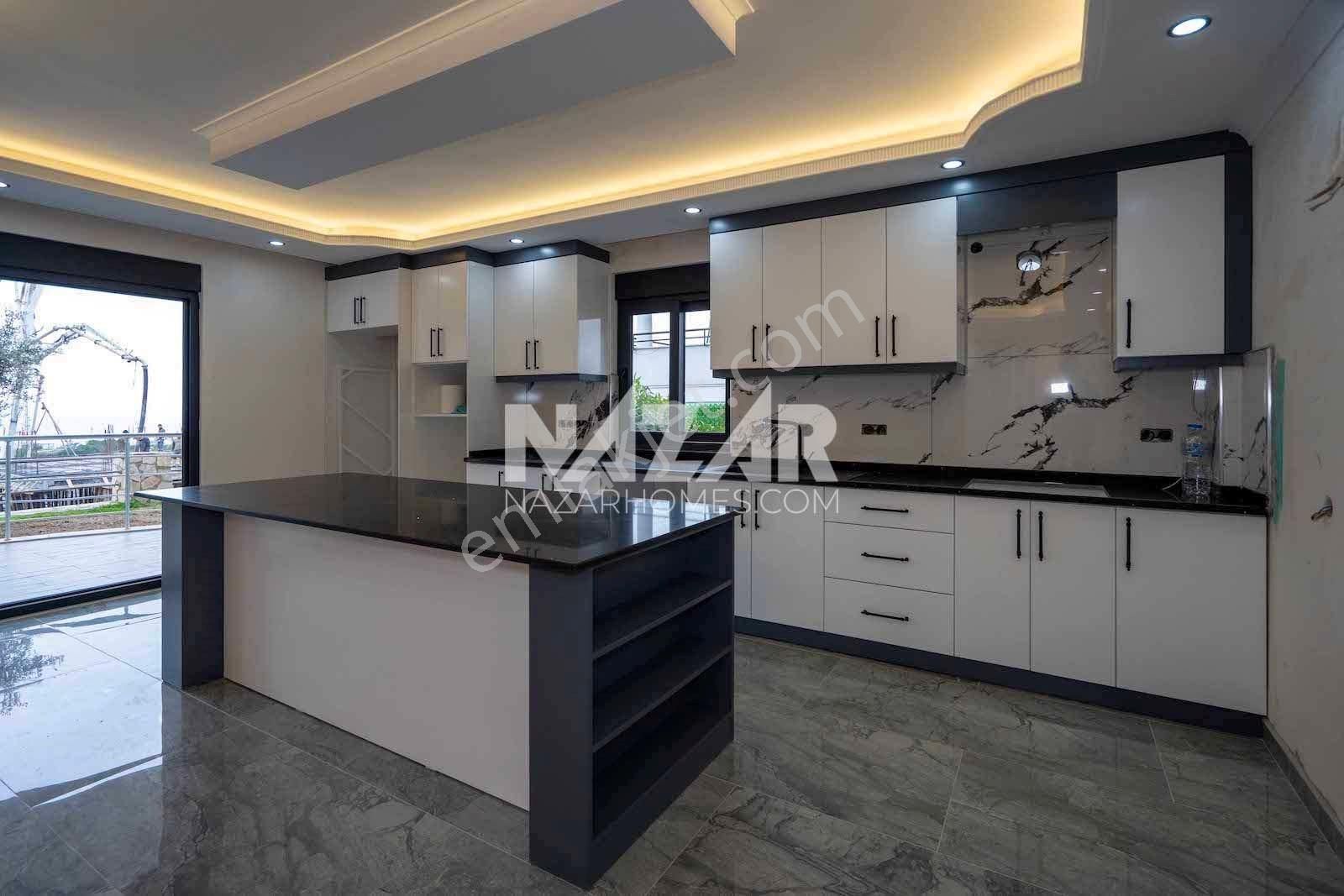 Alanya'da Satılık Deniz Ve Doğa Manzaralı İkiz Villa - Görsel 22