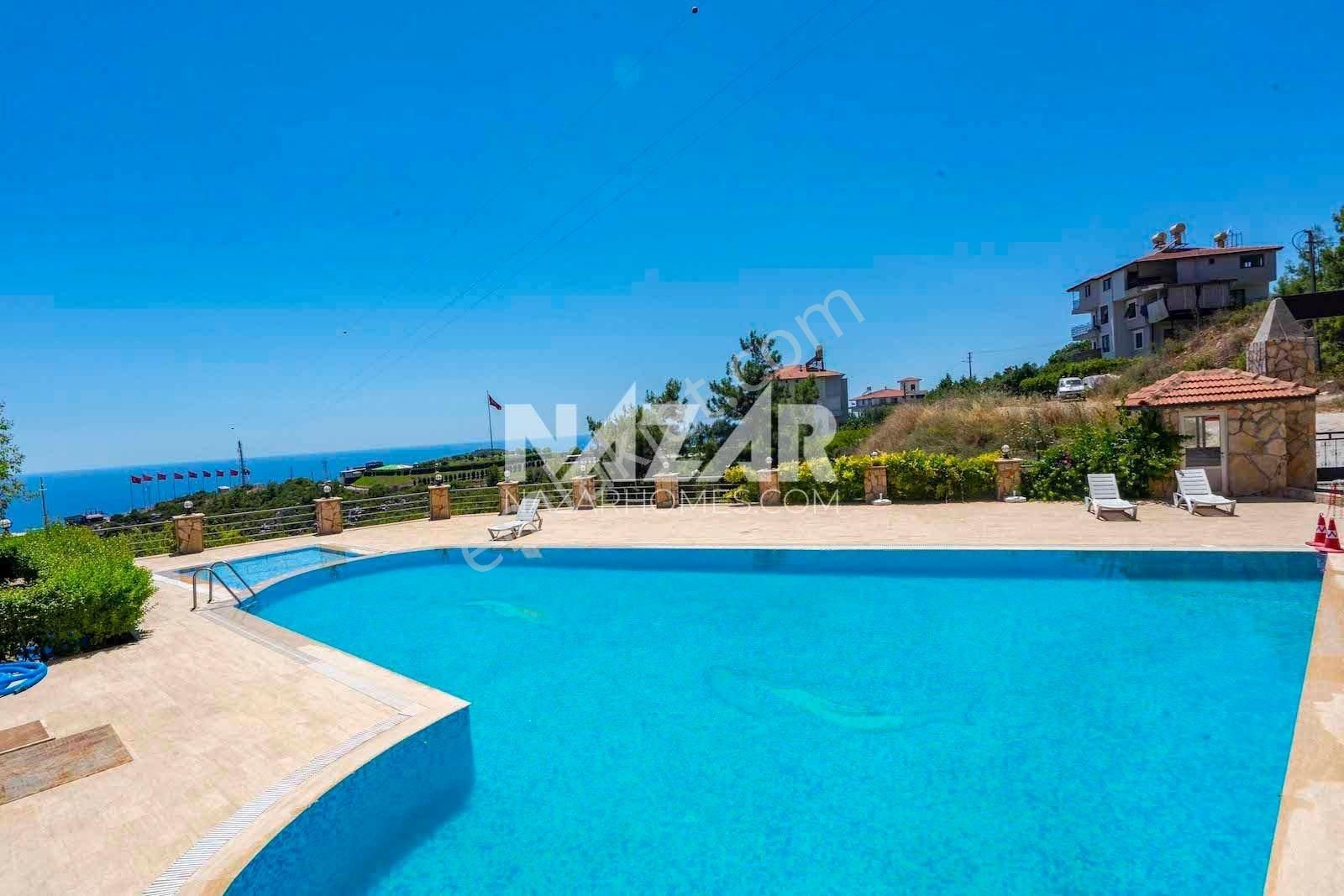 Alanya'da Satılık Deniz Ve Doğa Manzaralı İkiz Villa - Görsel 13