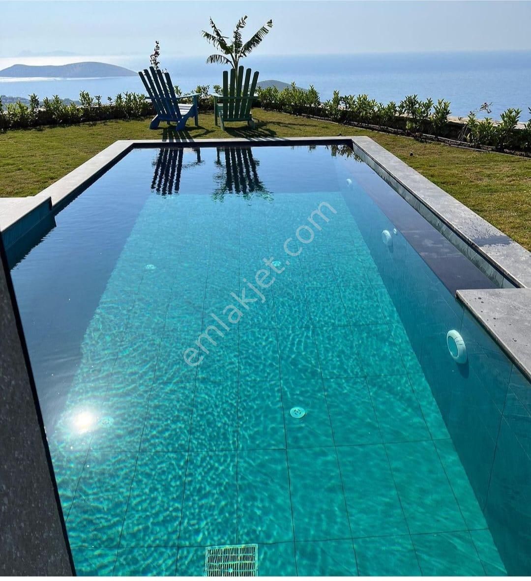 Bodrum Geriş Satılık Villa  Yalıkavak Geriş de Panoramik Deniz Manzaralı 5+1 Satılık Villa