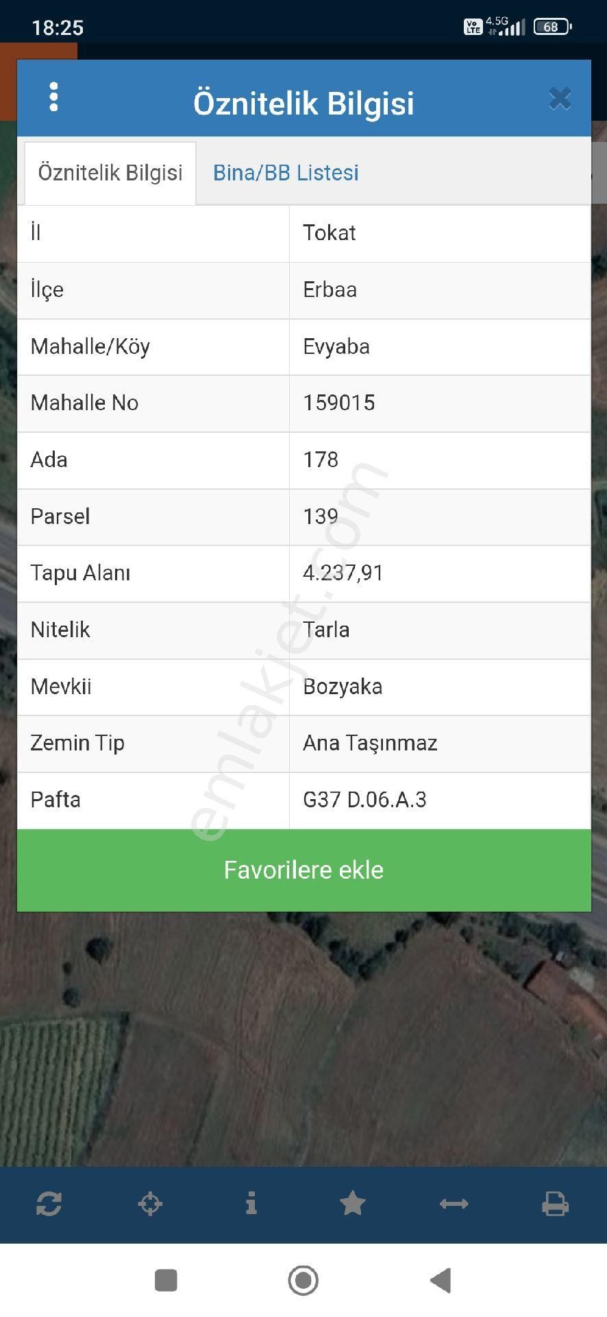Tokat Erbaa Evyaba D.100 Karayolu Üzerinde 4.238 M2 Tarla - Görsel 4