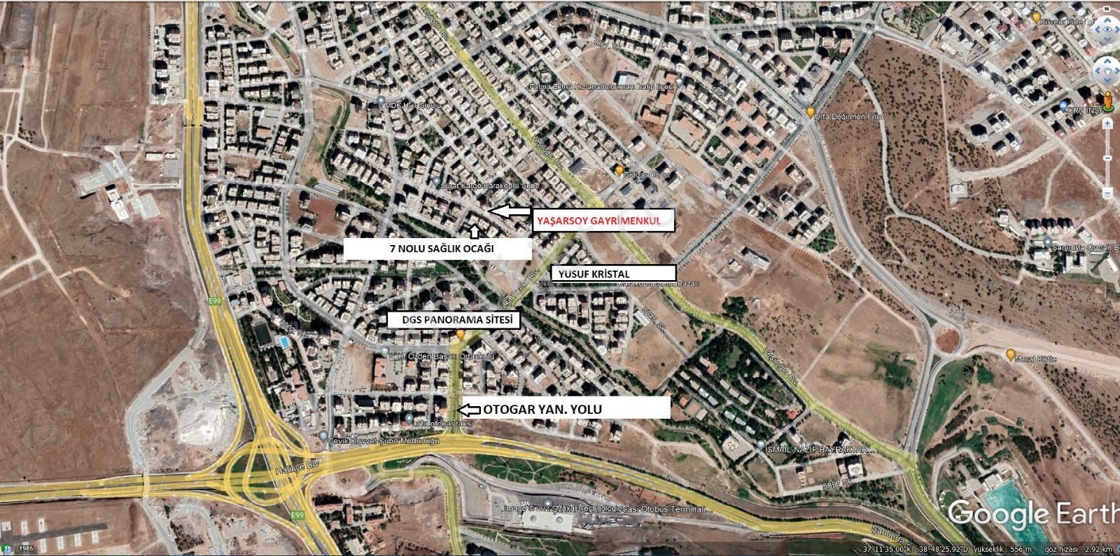 Yaşarsoy Gyo'dan Haliliye Dağeteği Yeşilurfa'da 17 Ve 12mt Yola Cepheli Arsa - Görsel 11