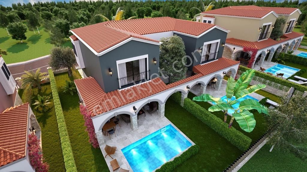 Kuşadası Güzelçamlı Satılık Villa  Kuşadası Güzelçamlı'da Özel Havuzu, Satılık 3+1 Villa