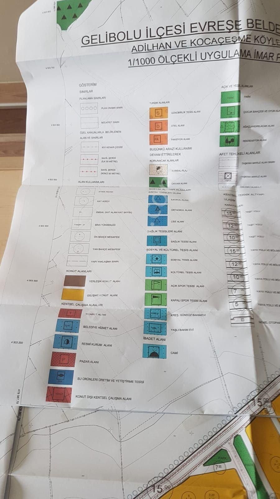 Gelibolu Adilhan Köyünde 1760 M2 Satılık Arsa - Görsel 5