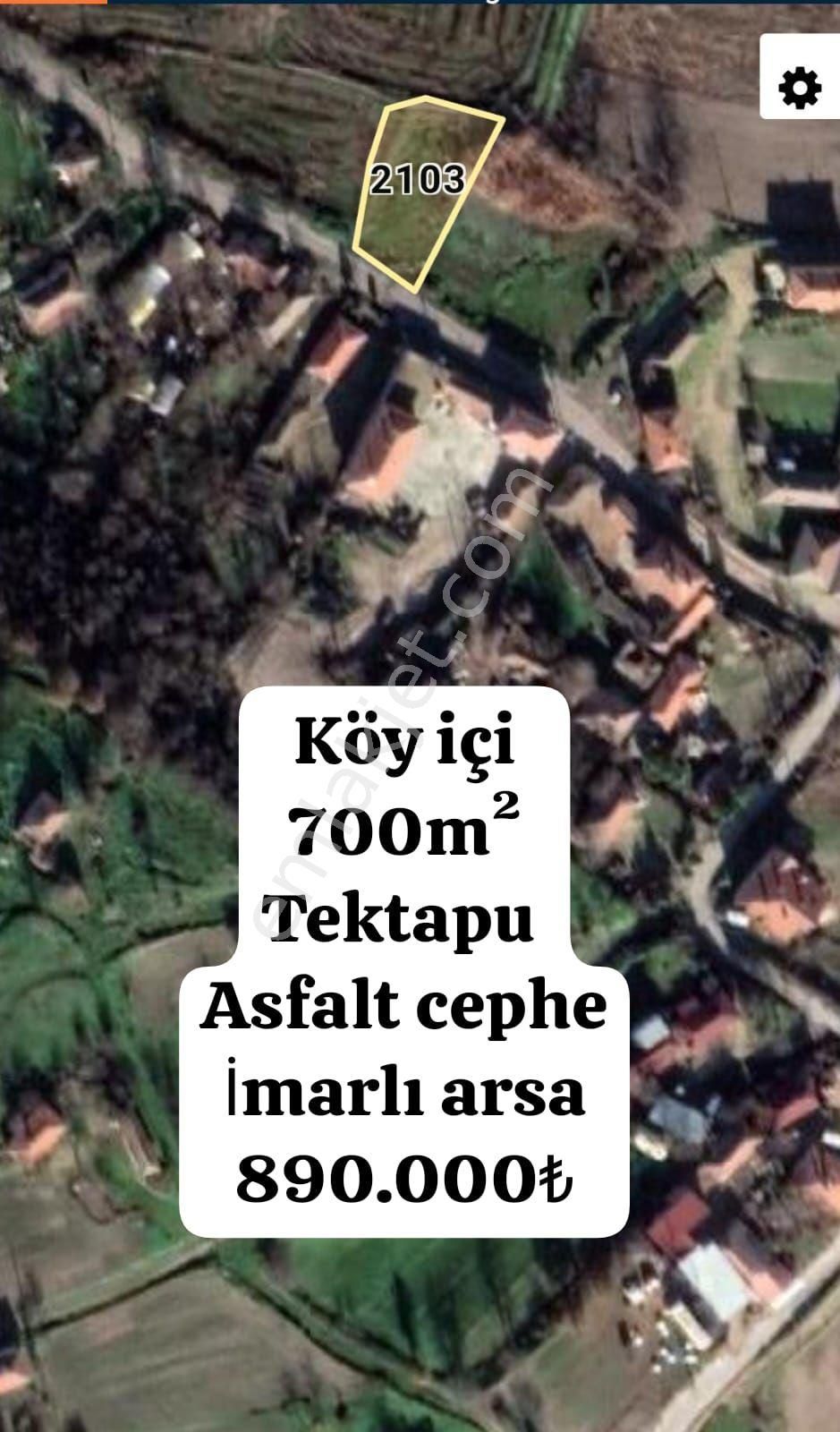 Hayrabolu Kadriye Satılık Konut İmarlı TEKİRDAĞ HAYRABOLU KADRİYE KÖYÜ 700M² TEKTAPU İMARLI ARSA YOL,SU, ELEKTRİK ALTYAPI MEVCUT 