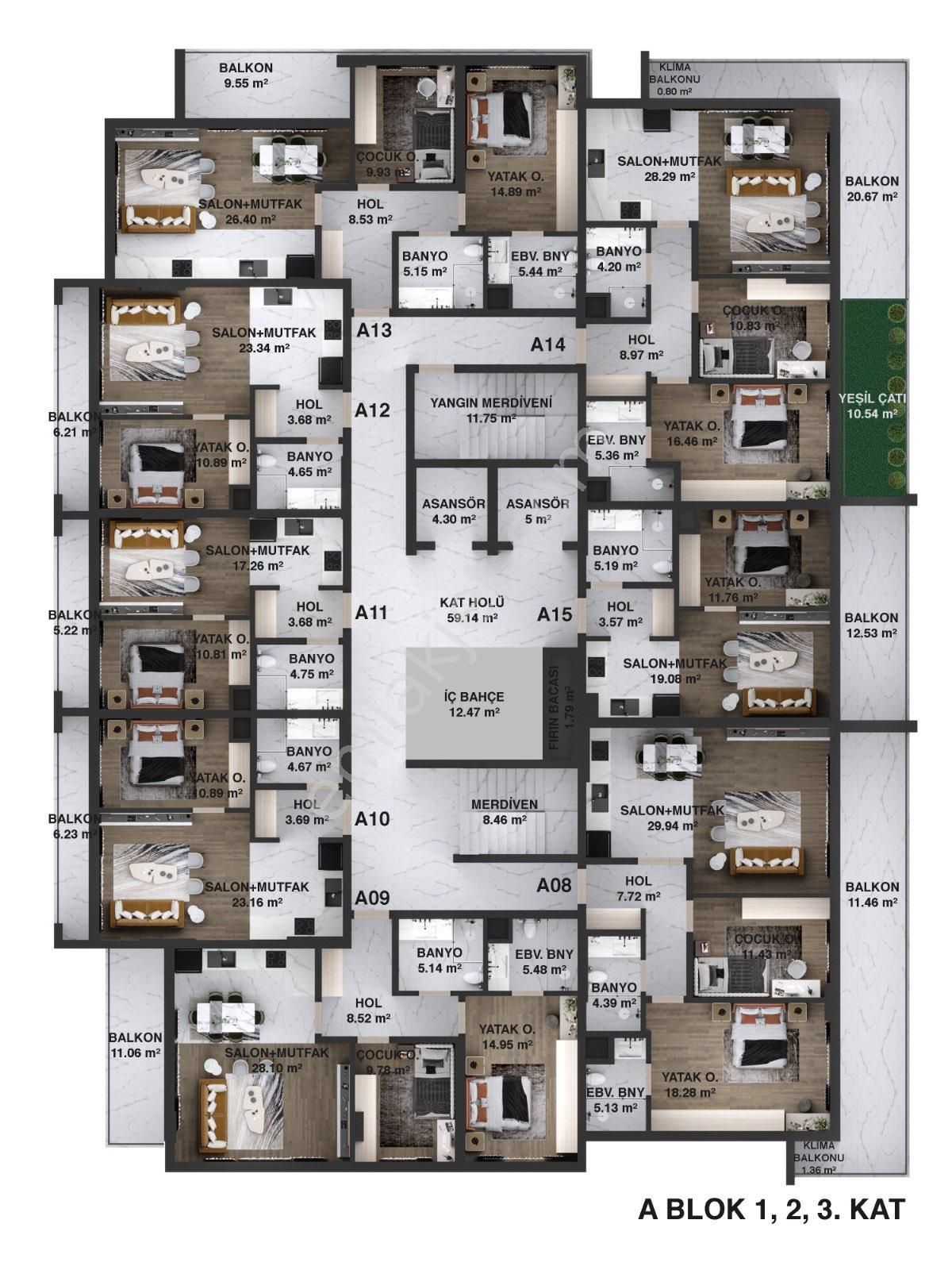 ++bıg Group** Aydın Kuşadası Merkez Satılık Daire - Görsel 20