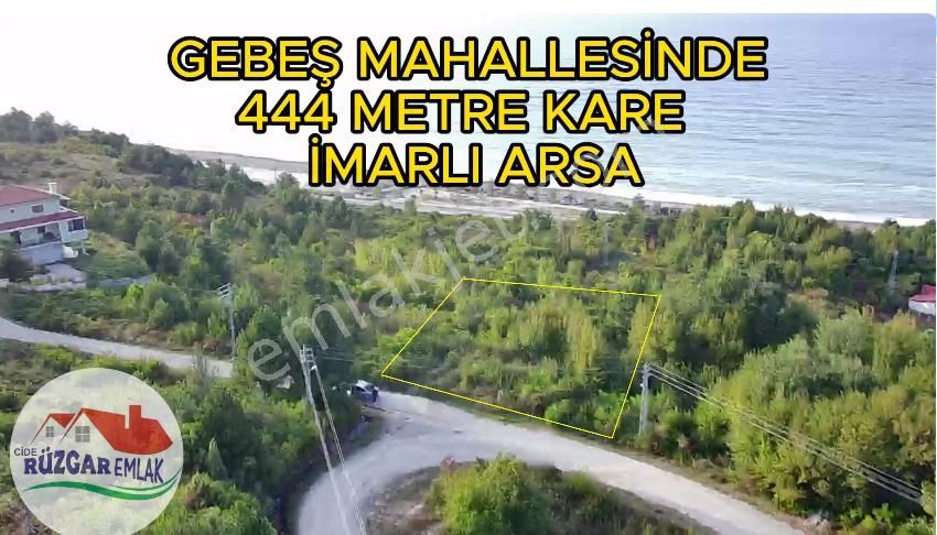 Cide Gebeş Satılık Konut İmarlı  KASTAMONU CİDE GEBEŞ MAALLESİNDE 444 METRE KARE DENİZ MANZARALI İMARLI ARSA