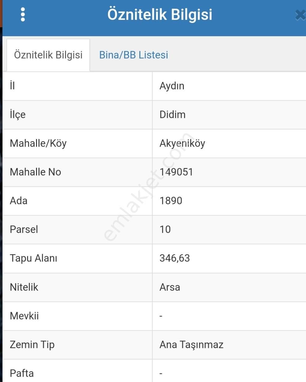Aydın Didim İmarlı 346 M2 Bozseki Arsamız ( 1890 Ada 10 Parsel ) Arsamız Satılıktır - Görsel 2
