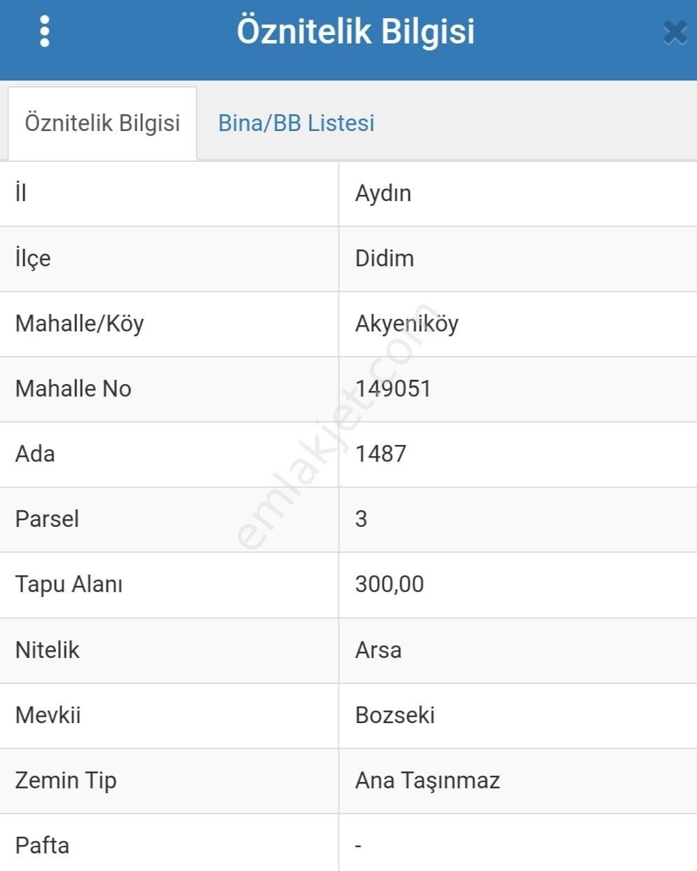 Aydın Didim İmarlı 300 M2 Bozseki Arsamız ( 1487 Ada 3 Parsel ) Arsamız Satılıktır - Görsel 2
