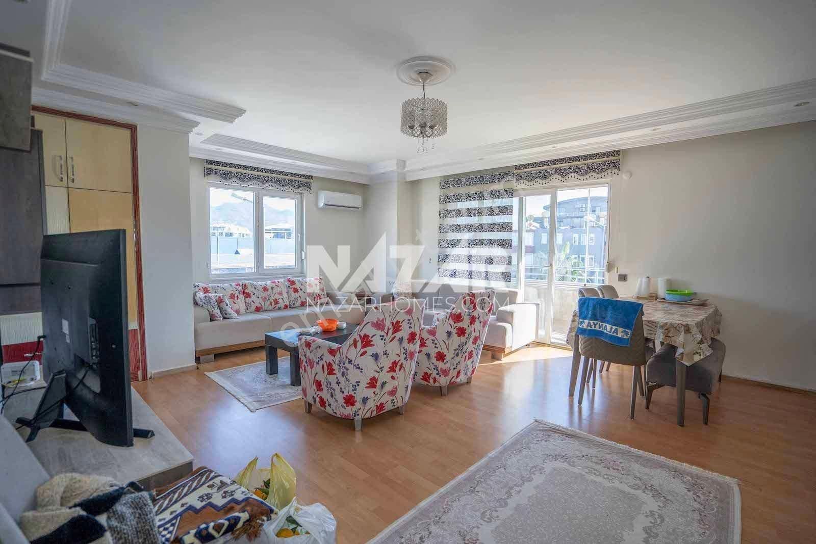 Alanya Oba’da Satılık 2+1 Eşyalı Manzaralı Daire - Görsel 25