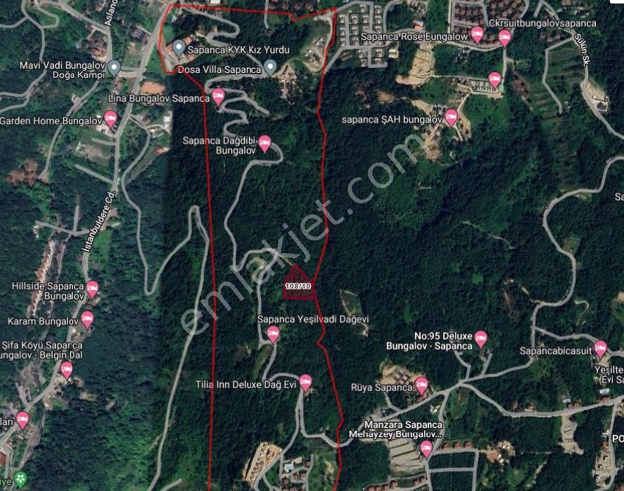 Century 21 project'ten sapanca balkaya göl manzarali arsa