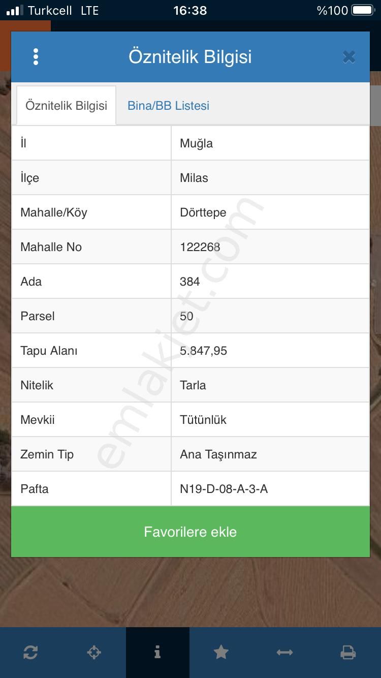Muğla Milas Bodrum Arası Boğaziçi Dörttepe Köyleri Karşısı Satılık Tarla - Görsel 2