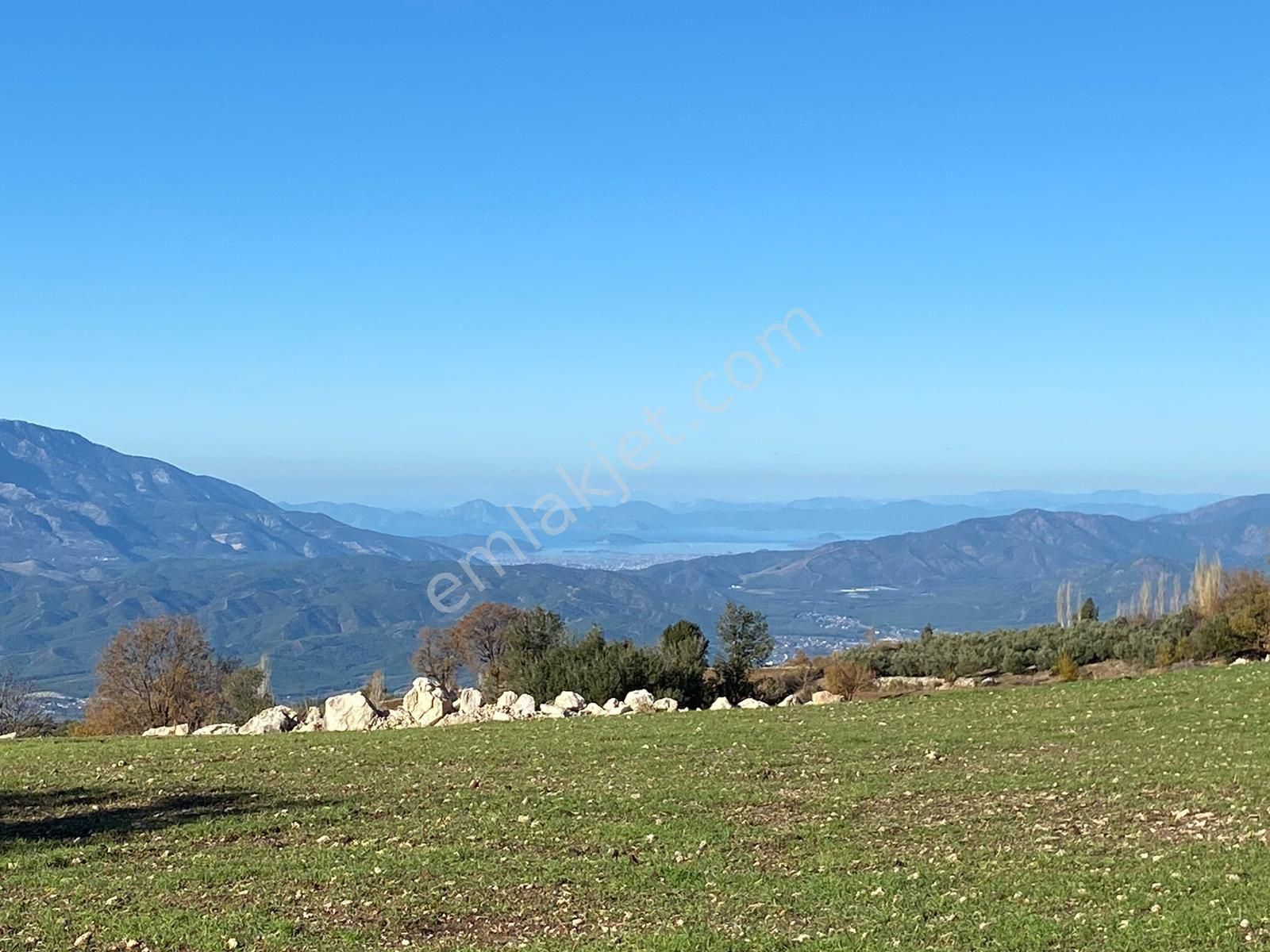 Seydikemer Kayacık Satılık Tarla Muğla Seydikemer Kayacık Mah Satılık 3.300m2 Arazi Kısmen Denız Manzaralı