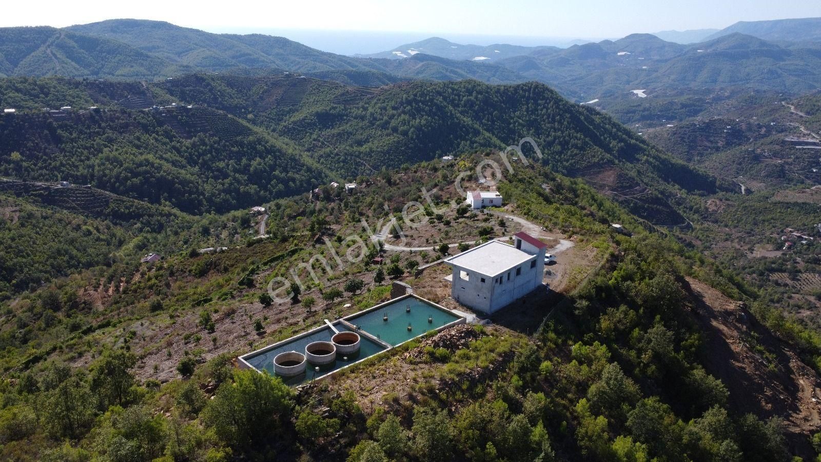 Alanya Çamlıca Satılık Tarla SATILIK ALANYA ÇAMLICA DENIZ VE KALE MANZARALI SÜPER BAHÇE