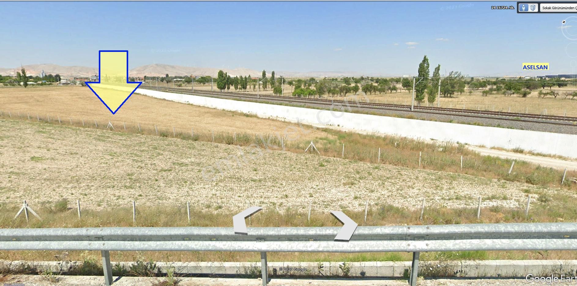 Aselsan Arkası Asfalt Yol Kenarı Bahçelik Olabilecek Arsa-arazi - Görsel 3
