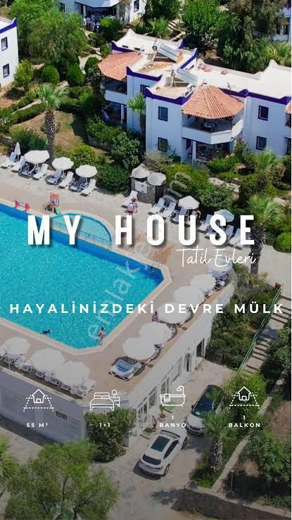 Bodrum Peksimet Satılık Devremülk Myhouse Bodrum Turgutreis Kırmızı dönem 35. Hafta satılık devretatil