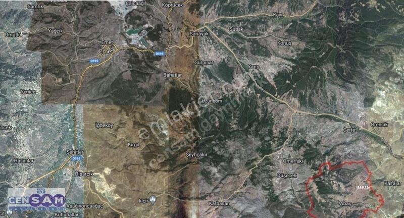 Kütahya Emet'de 4.661 M2 Resmi Yola Cepheli Dümdüz Fırsat Arazi - Görsel 7