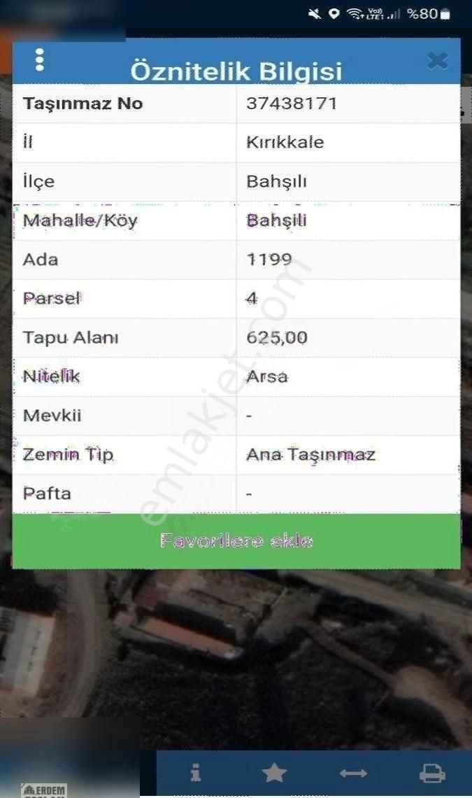 Erdem Emlak Tan Satılık Arsa - Görsel 3