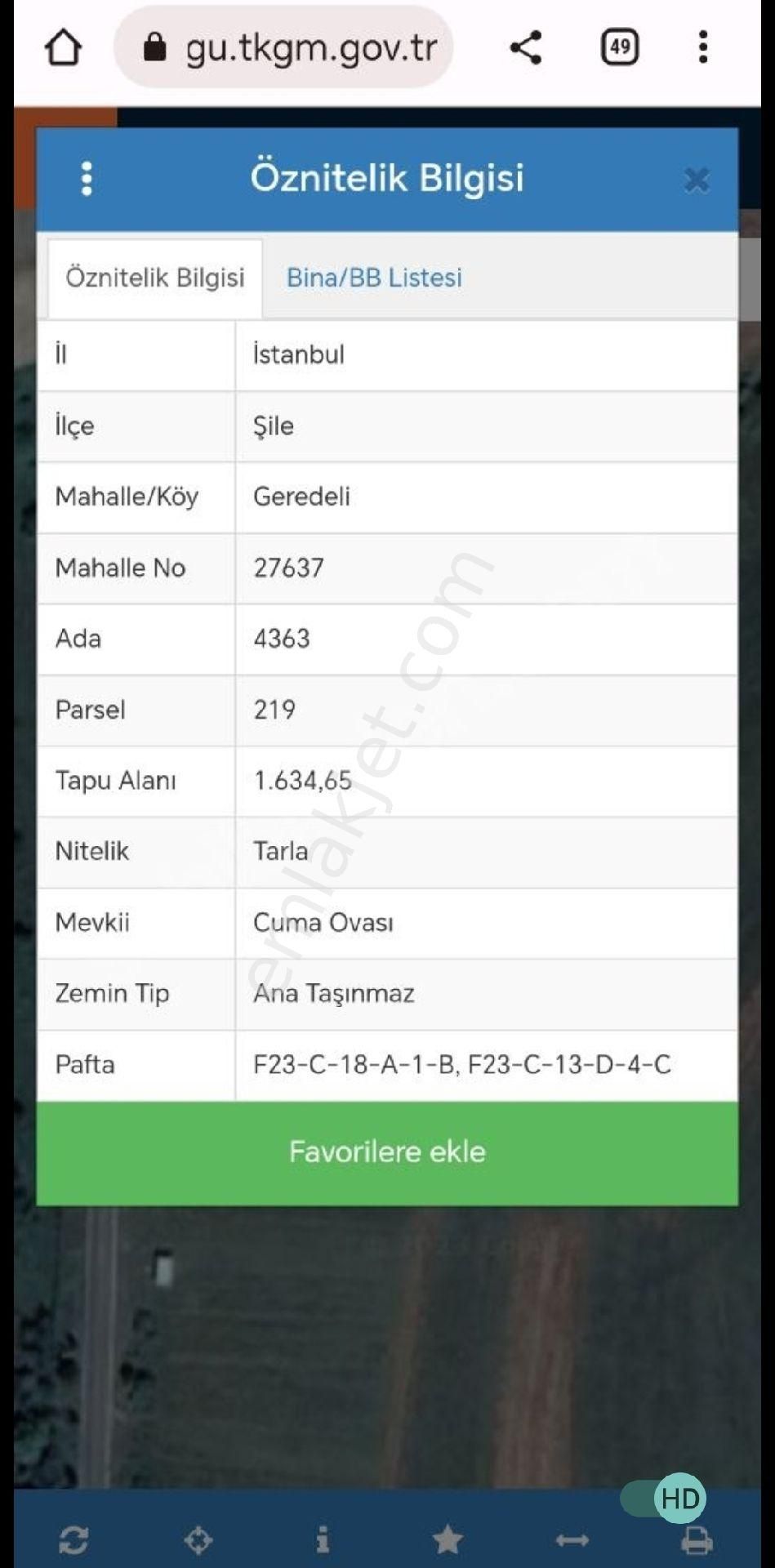 İstanbul Şile Ağva Geredeli De Anayola 18m Cepheli Fırsat - Görsel 2
