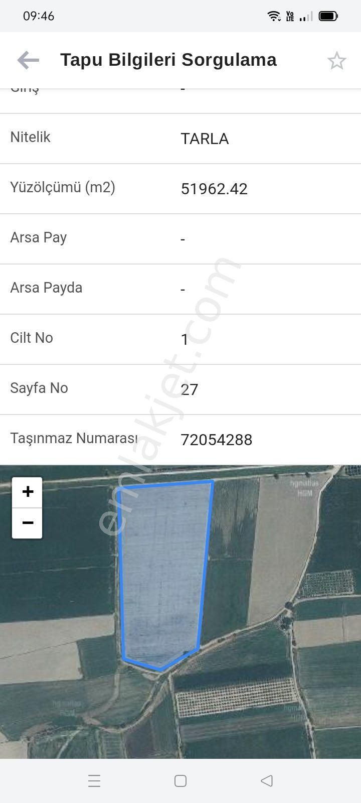Pirlibey Ovasında Sulak 52 Dekar Satılık Arazi - Görsel 3