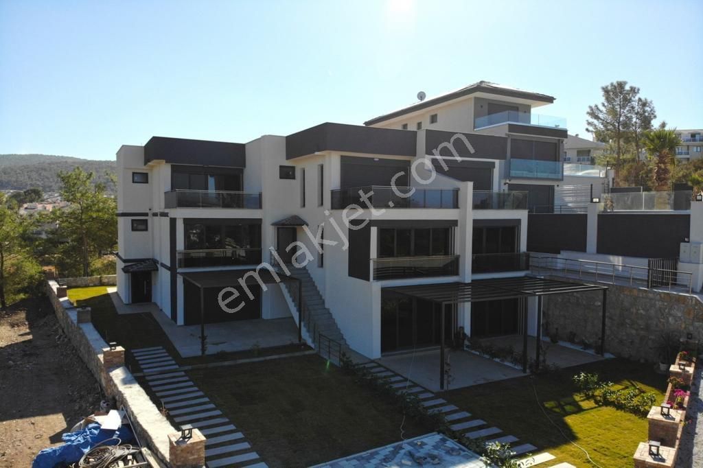 Didim Akbük Satılık Villa  Aydın Akbük satılık full deniz manzaralı yeni yapılmış villalar