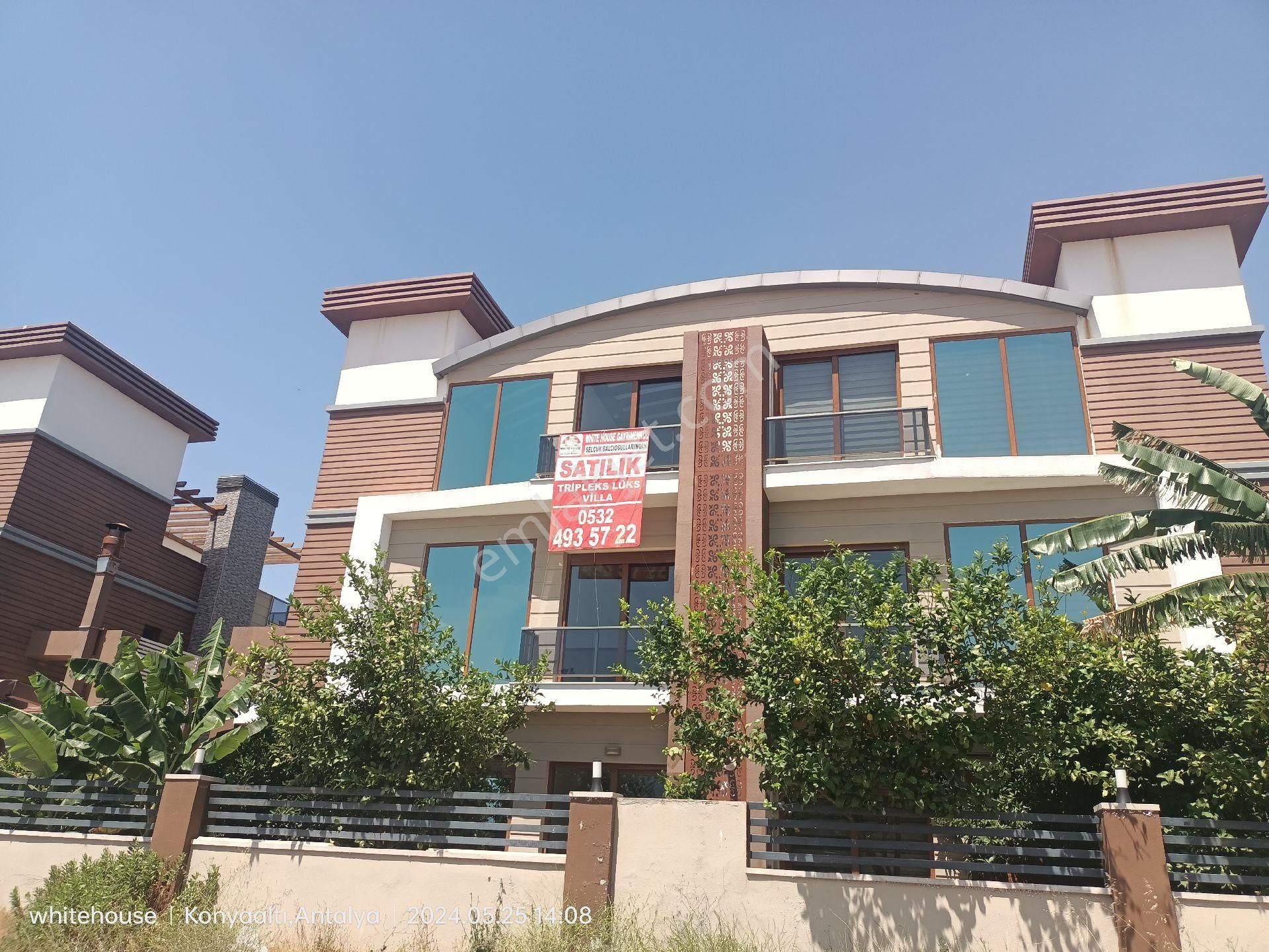 Konyaaltı Molla Yusuf Satılık Villa YABANCI SATIŞINA UYGUN 350 M2 5+1 TRİPLEKS VİLLA 23.000.000 TL