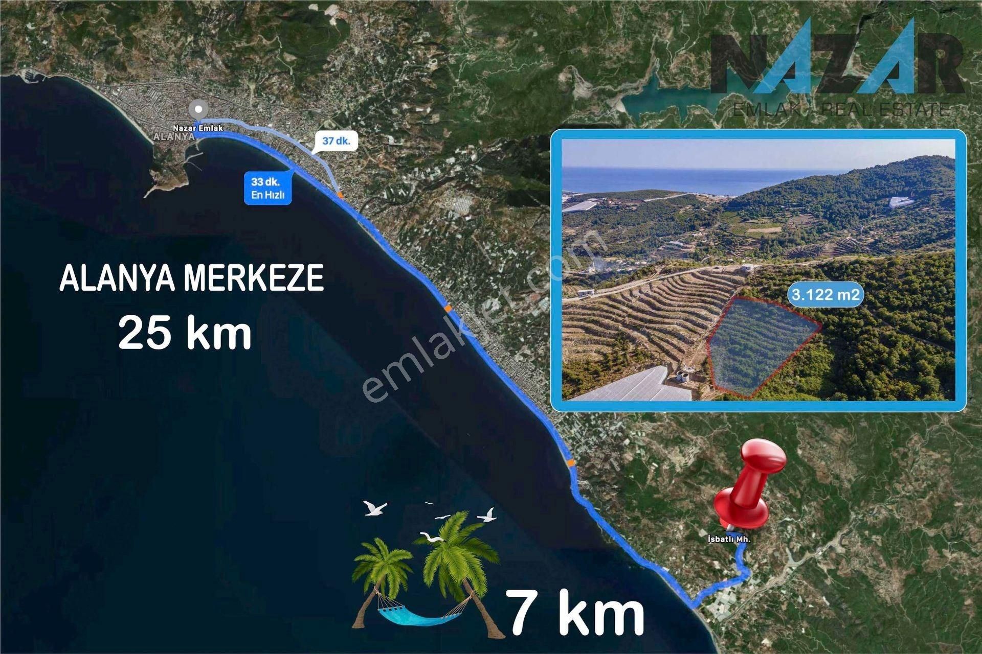 Alanya İsbatlı'da Satılık Tarla - Görsel 4