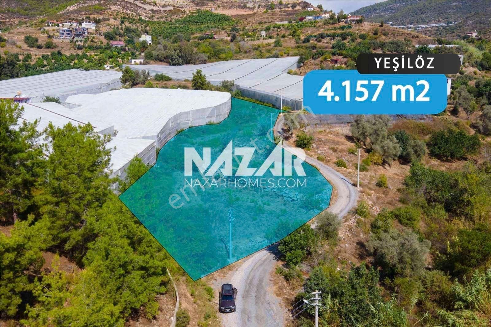 Alanya Yeşilöz Satılık Tarla Alanya Yeşilöz’de Muhteşem Yatırım Fırsatı! Satılık 4.157 m2 Tarla