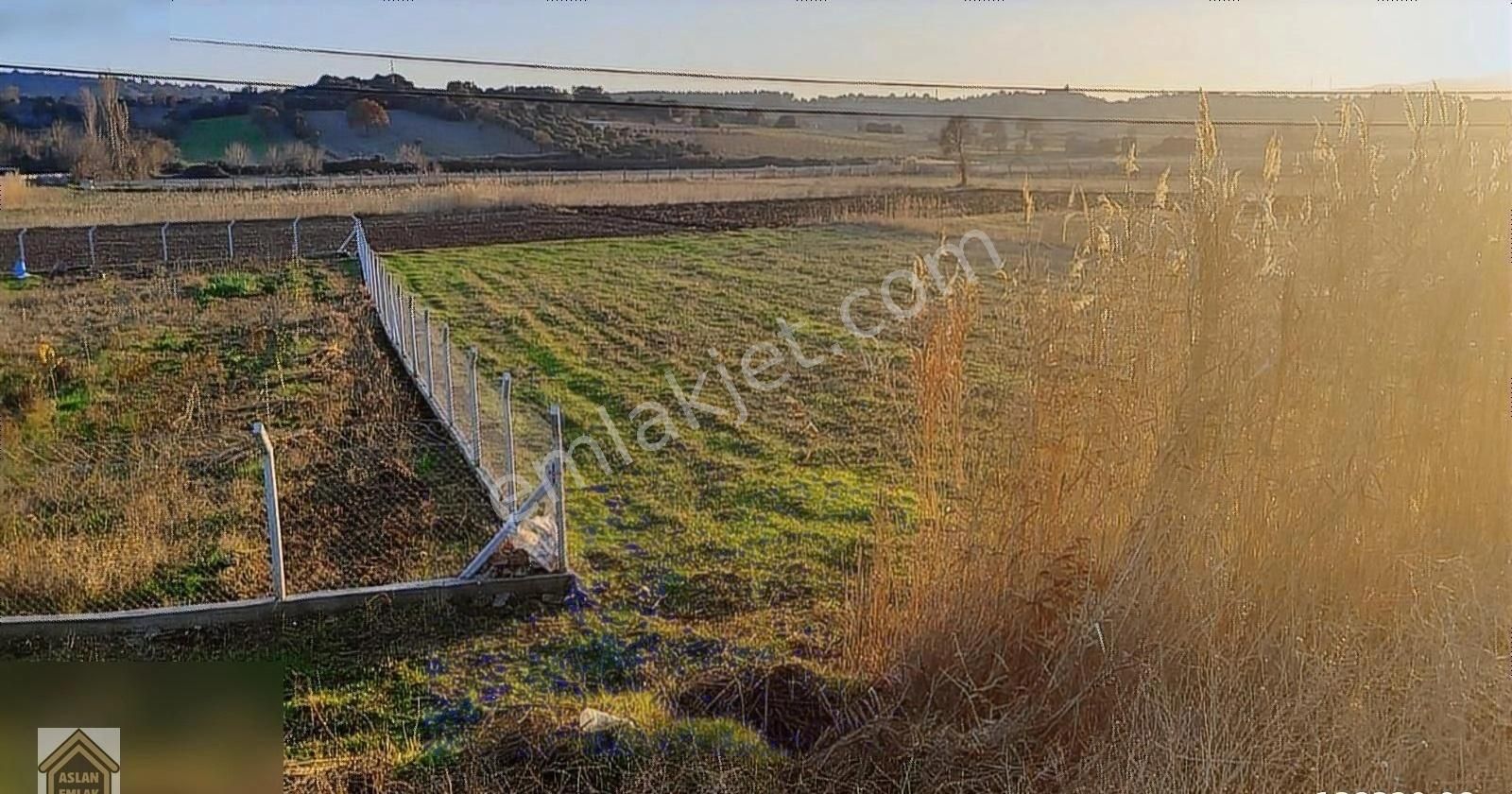 Ezine Kızılköy Köyü Satılık Tarla Çanakkale Ezine Kızılköy de Ana asfalt kenarı kupon arazi