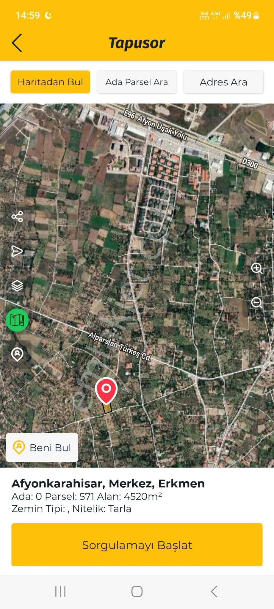 Erkmende Acil Satılık Bahce Toplam 3 Hısse Hepsı Esıt 1 Hısse 1655 Metre Satılık - Görsel 2