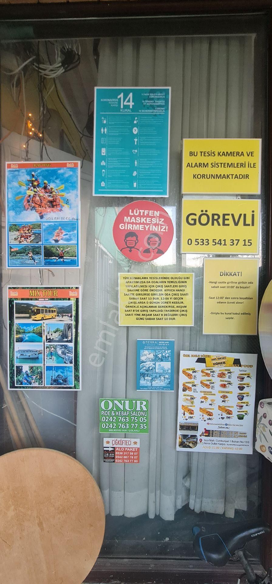 Manavgat Side Çolaklı'da Günlük Kiralık Denize Yakın - Görsel 22