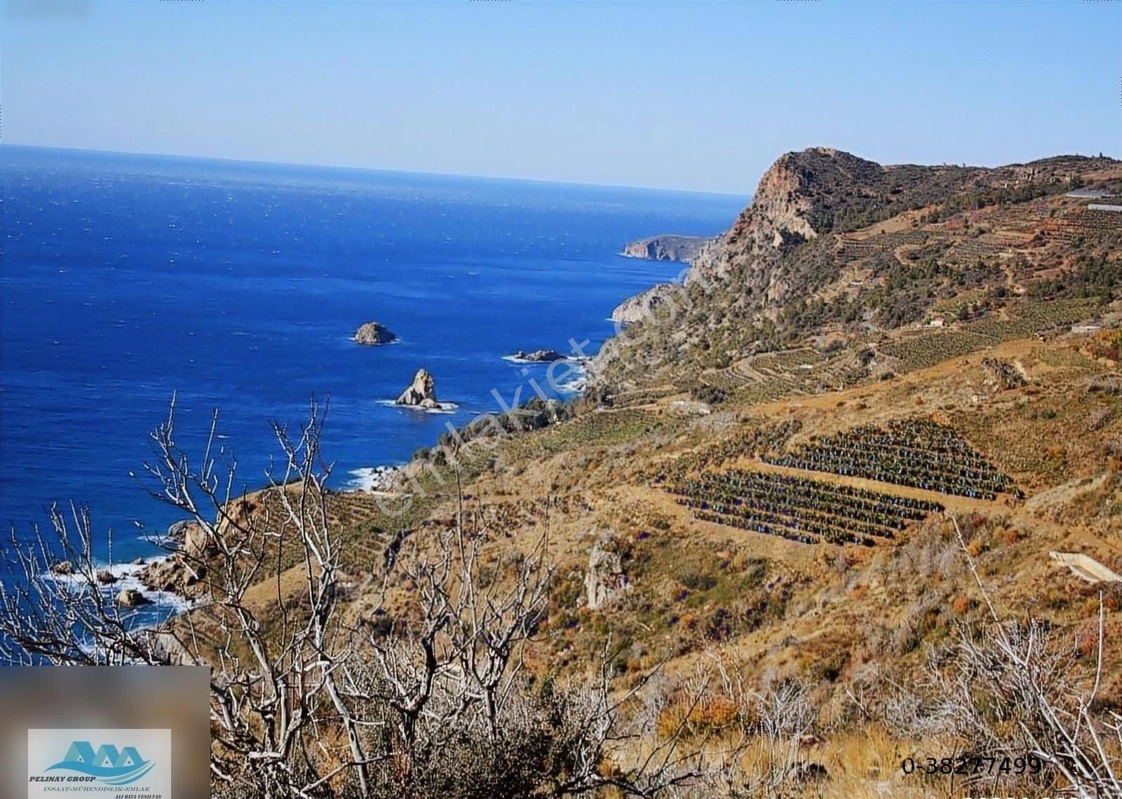 Gazipaşa Satılık Arsa Deniz Manzaralı 1.300 M2 Zeytinada - Görsel 16