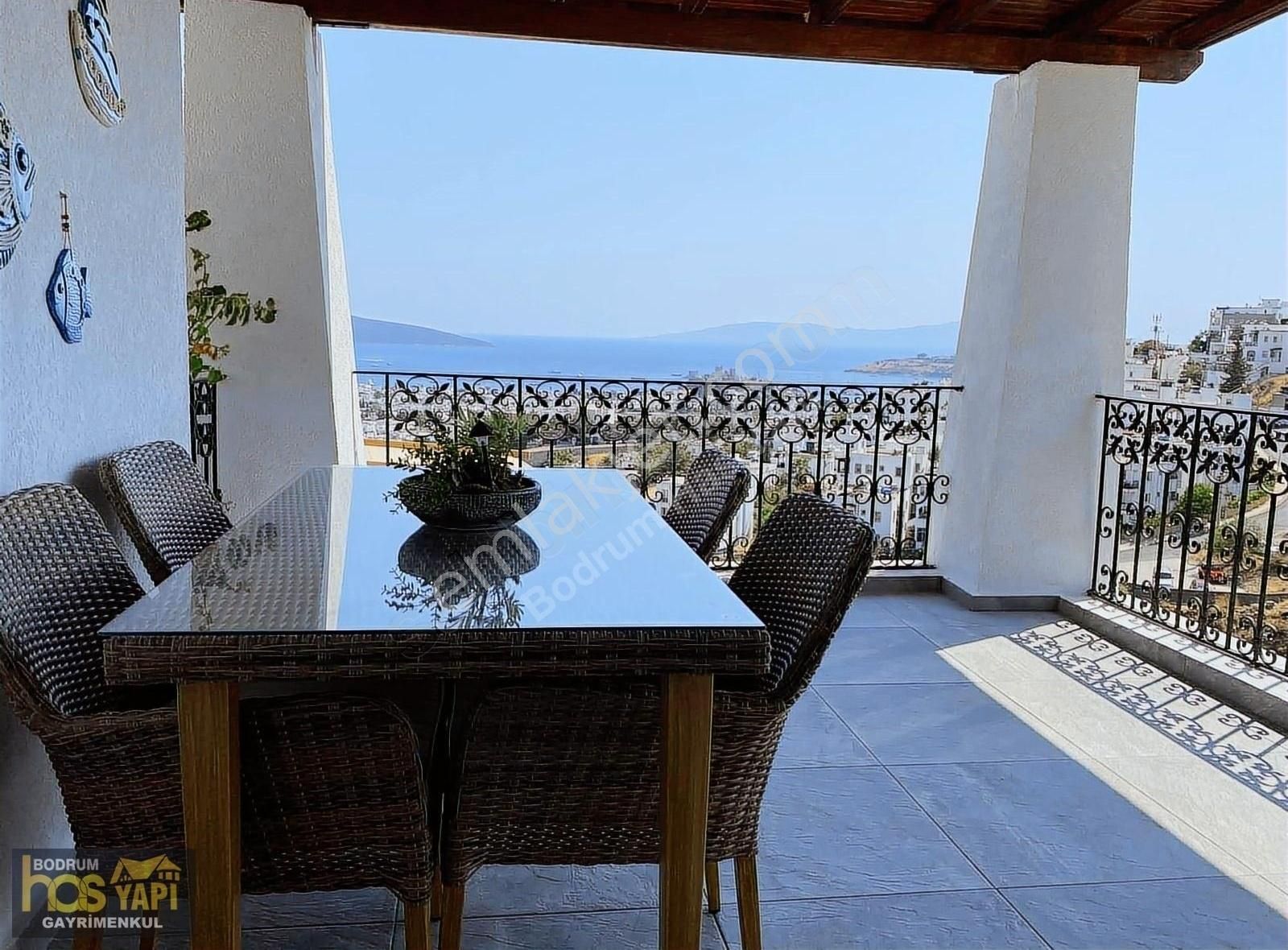 Bodrum Has Gayrimenkulden Yokuşbaşında Deniz Manzaralı Kiralık - Görsel 5