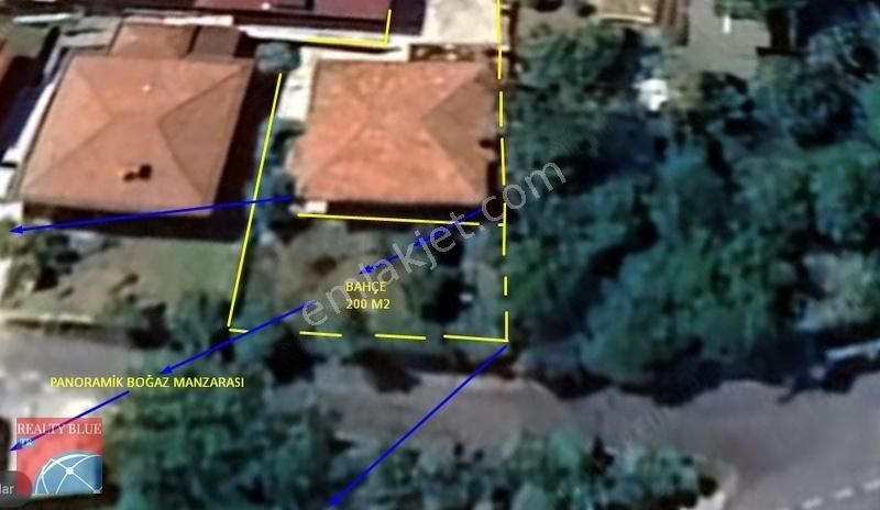 Sarıyer Ferahevler Kiralık Daire TARABYA/BOĞAZ/KÖPRÜ MANZARALI HOBİ BAHÇELİ ( 3+1 ) METRO 5 DK.