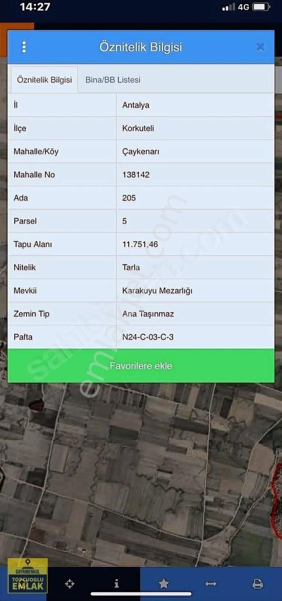 Antayakorkuteli Çaykenarı .mahallesinde 11.760.metre - Görsel 2