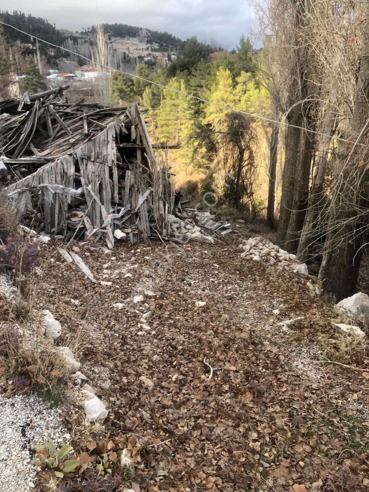Kaş Sütleğen De Köyün İçinde Satılık Tarla - Görsel 11