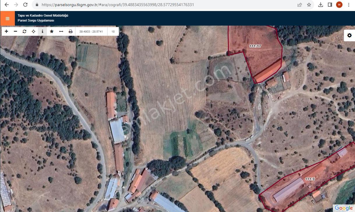 Satılık Çiftlik, İmalat Ve Üretim İçin Uygun İçinde 650 M2 Betonarme Yapı Bulunan 6.205 M2 Arazi - Görsel 9